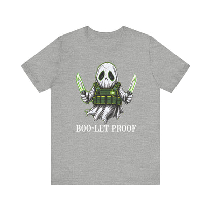 Spooky Ghost Tee, Halloween Shirt- Boo-let Proof Shirt