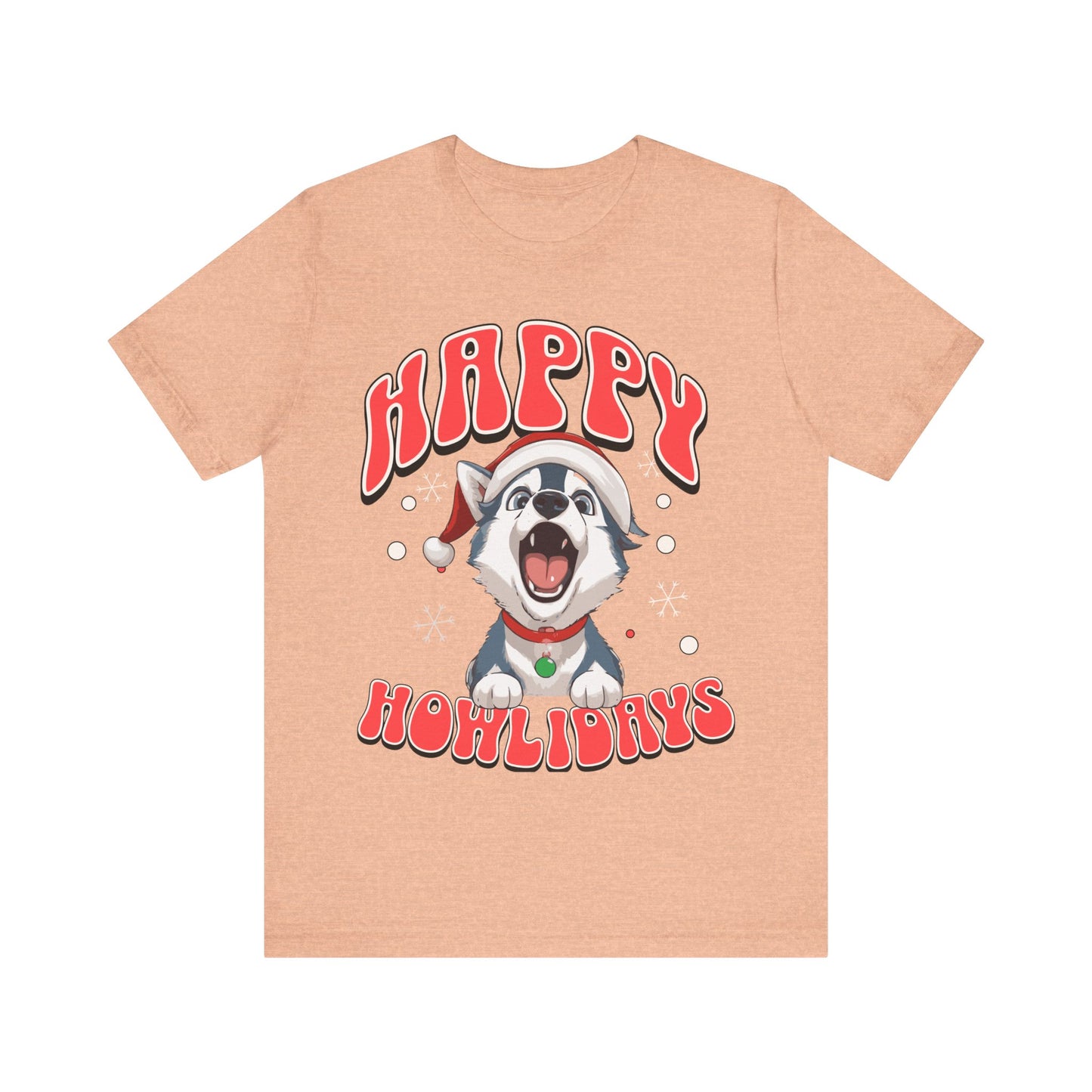 Christmas dog t-shirt | Funny Shirt |  Funny dog christmas | Graphic T-Shirt | Gift for Her | Christmas T-shirt | Dog Mom| Howling Dog Tee