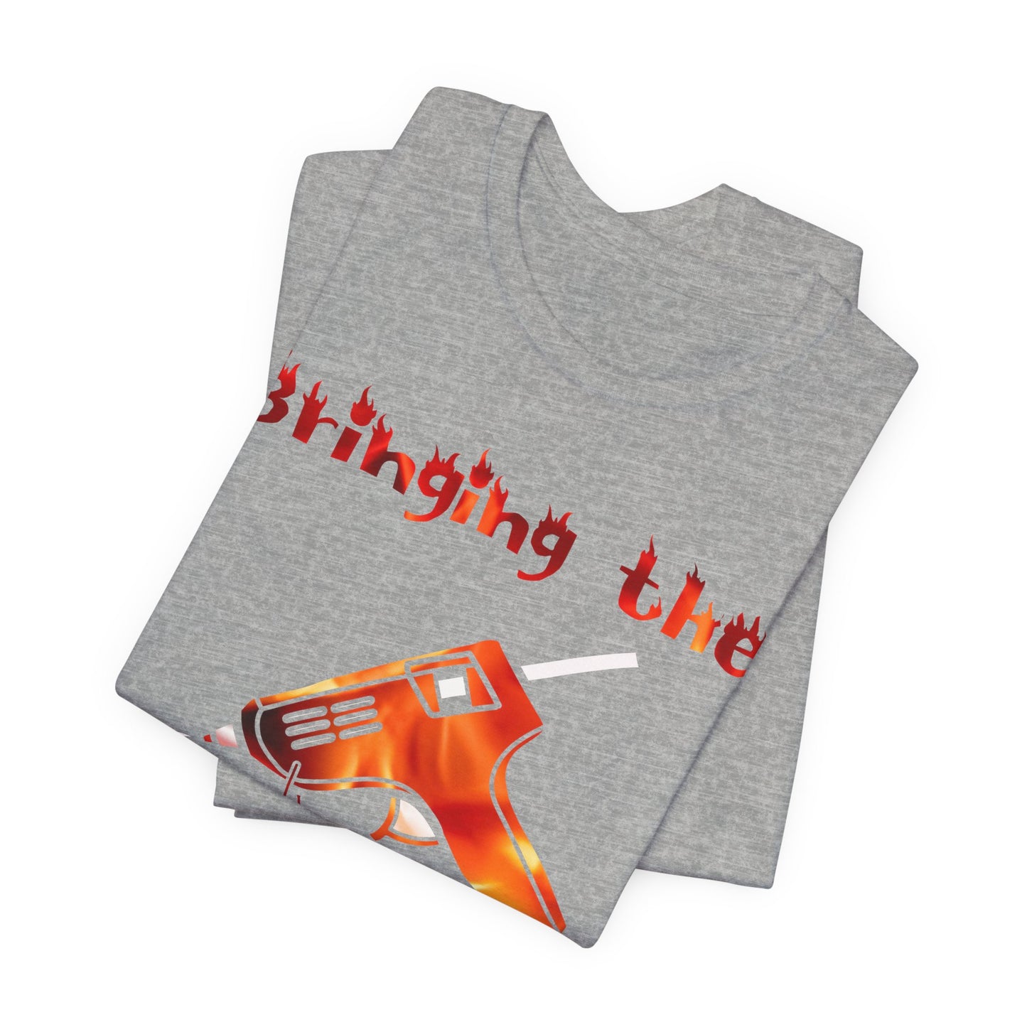 Crafting shirt, hot glue gun shirt, diy shirt,