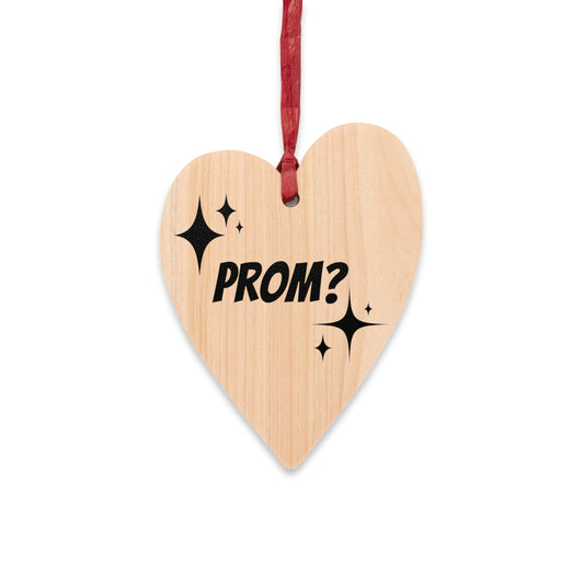 Wooden Promposal Keepsake