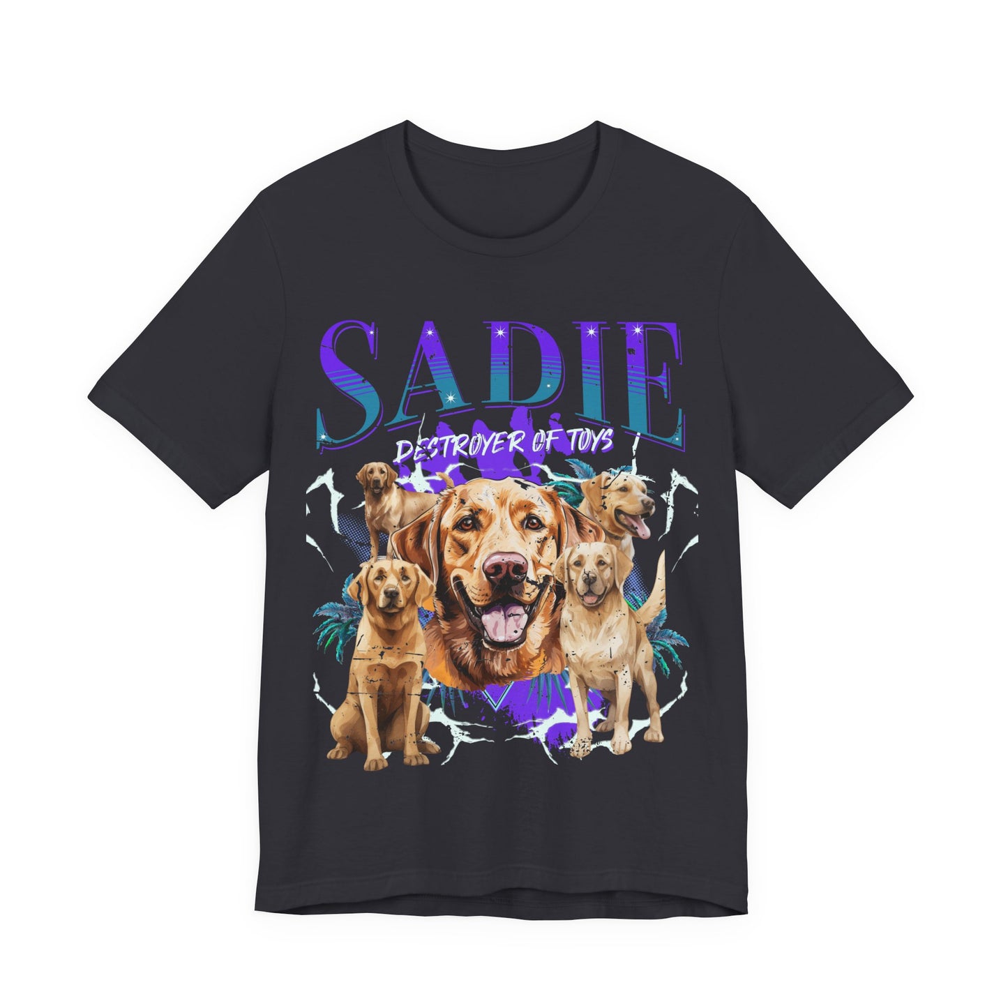 Custom Bootleg pet Tee, Lab tee - Vintage Graphic 90s Tshirt, Custom name Shirt, Custom your own name and saying,Gift for him or her,