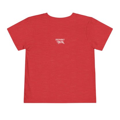 Cute Toddler Short Sleeve Tee with 'GUAU GUAU' Dog Design,