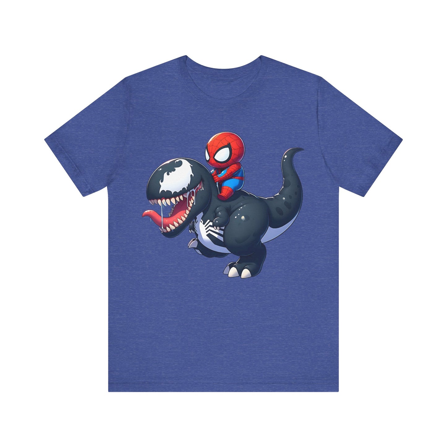 Baby Spidey Riding a Venom Dino- T-Shirt