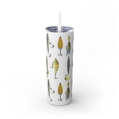 Fishing Lure Skinny 20oz Tumbler