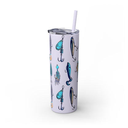 Fishing Lure Skinny 20oz Tumbler