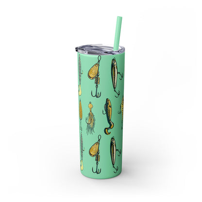Fishing Lure Skinny 20oz Tumbler