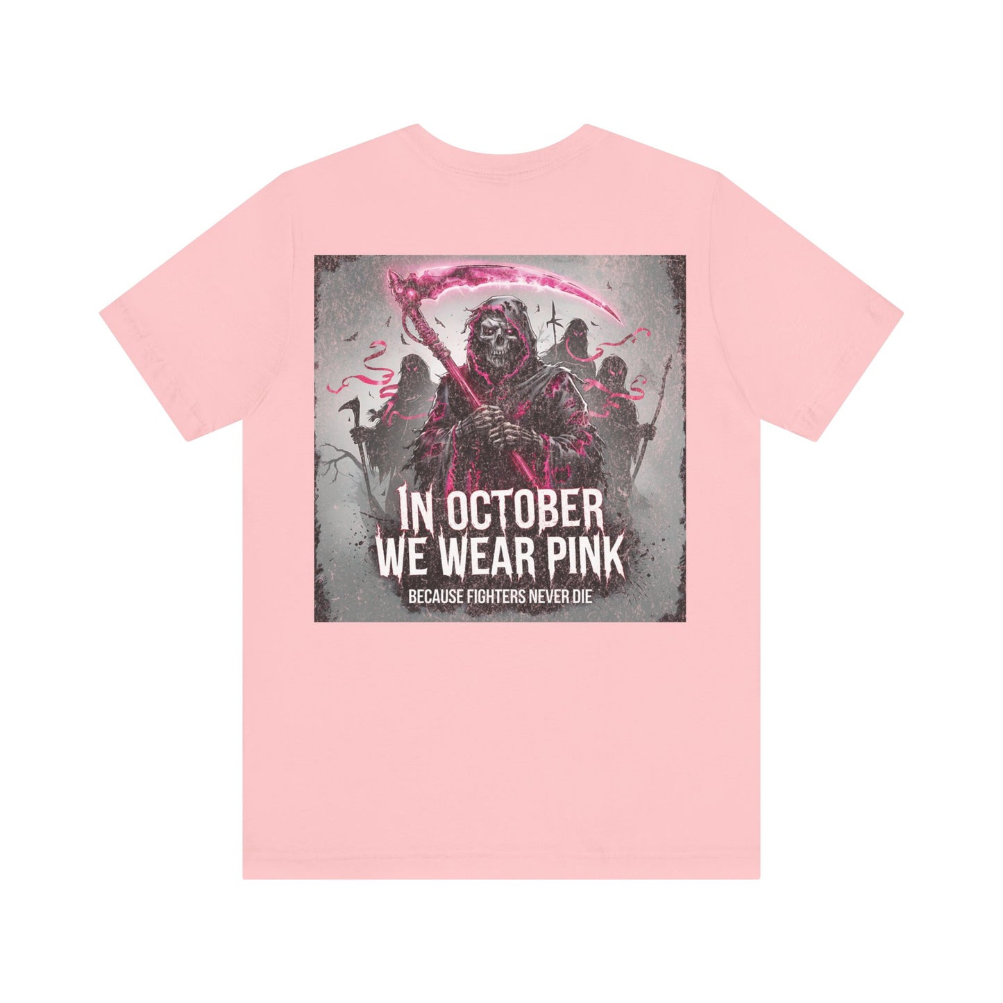 Grim Reaper  Tee- We wear pink in october