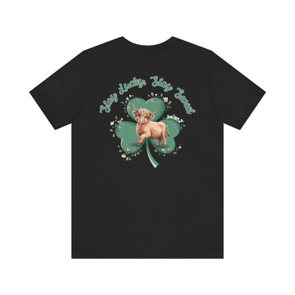 St Patrick's Day Highland Cow Tee, Stay Lucky Stay Sweet Shirt, st pattys day shirt, Green Lucky Charm, Shamrock Tee, Irish shirt,
