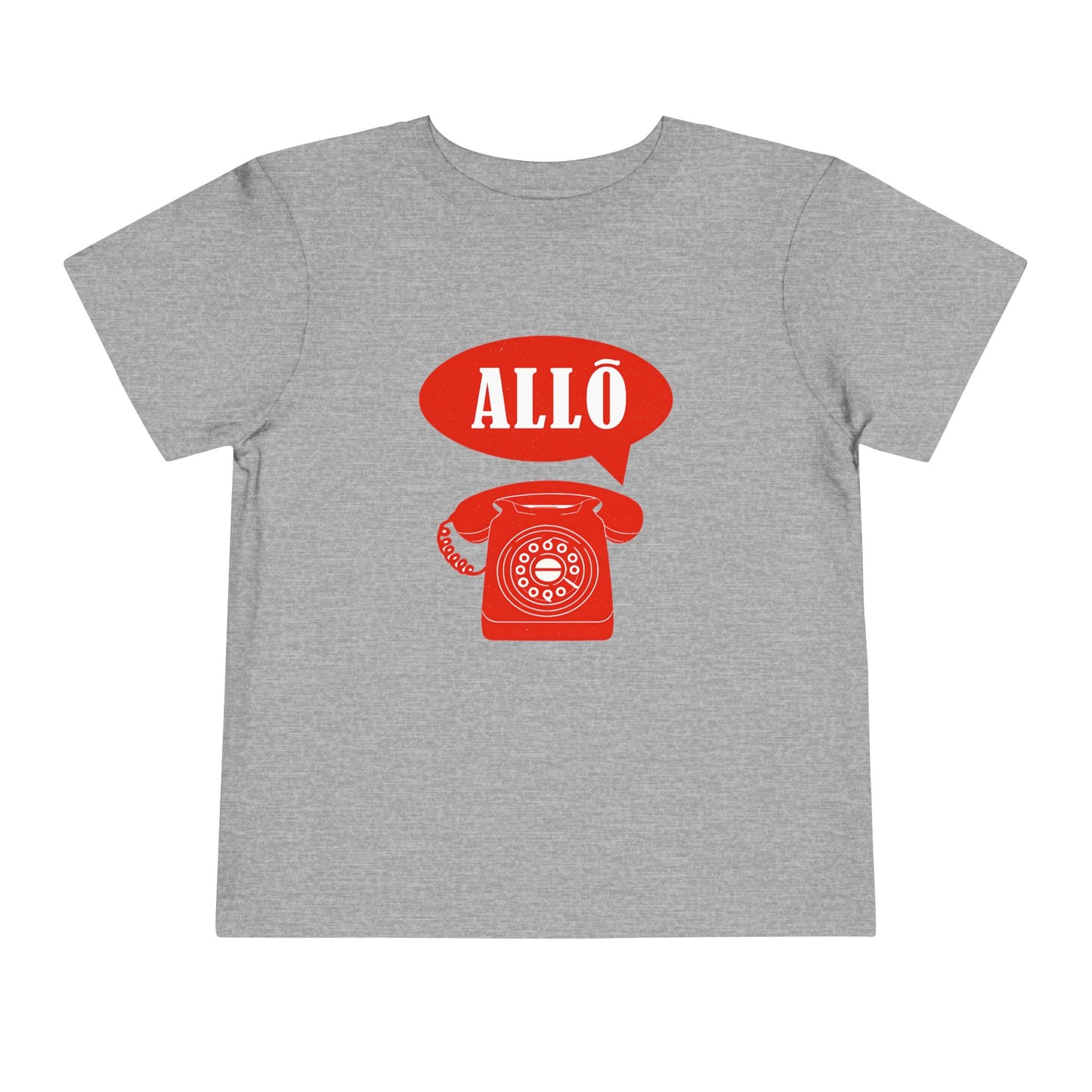 Cute Toddler Short Sleeve Tee- Retro Telephone