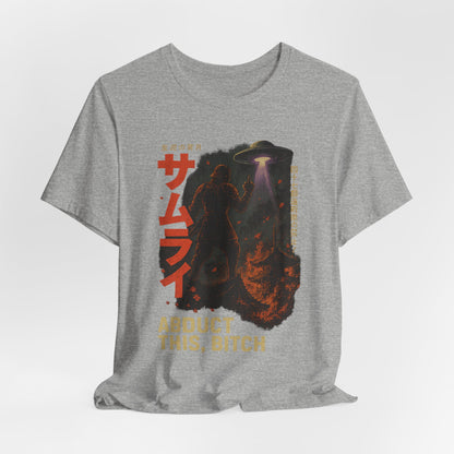 - 'Abduct This, Bitch' UFO Design-Tee