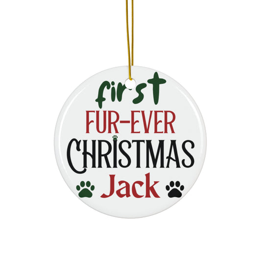 Personalized Dog Christmas Ornament - Personalized Ornament - Custom Dog Name Christmas Ornament - Pet Memorial Ornament,gift for dog,