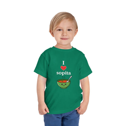 Cute Toddler Short Sleeve Tee with 'GUAU GUAU' Dog Design,