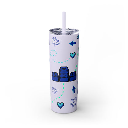 Gaming Tumbler - I Like the Way You Move, 20oz Skinny Tumbler with Straw