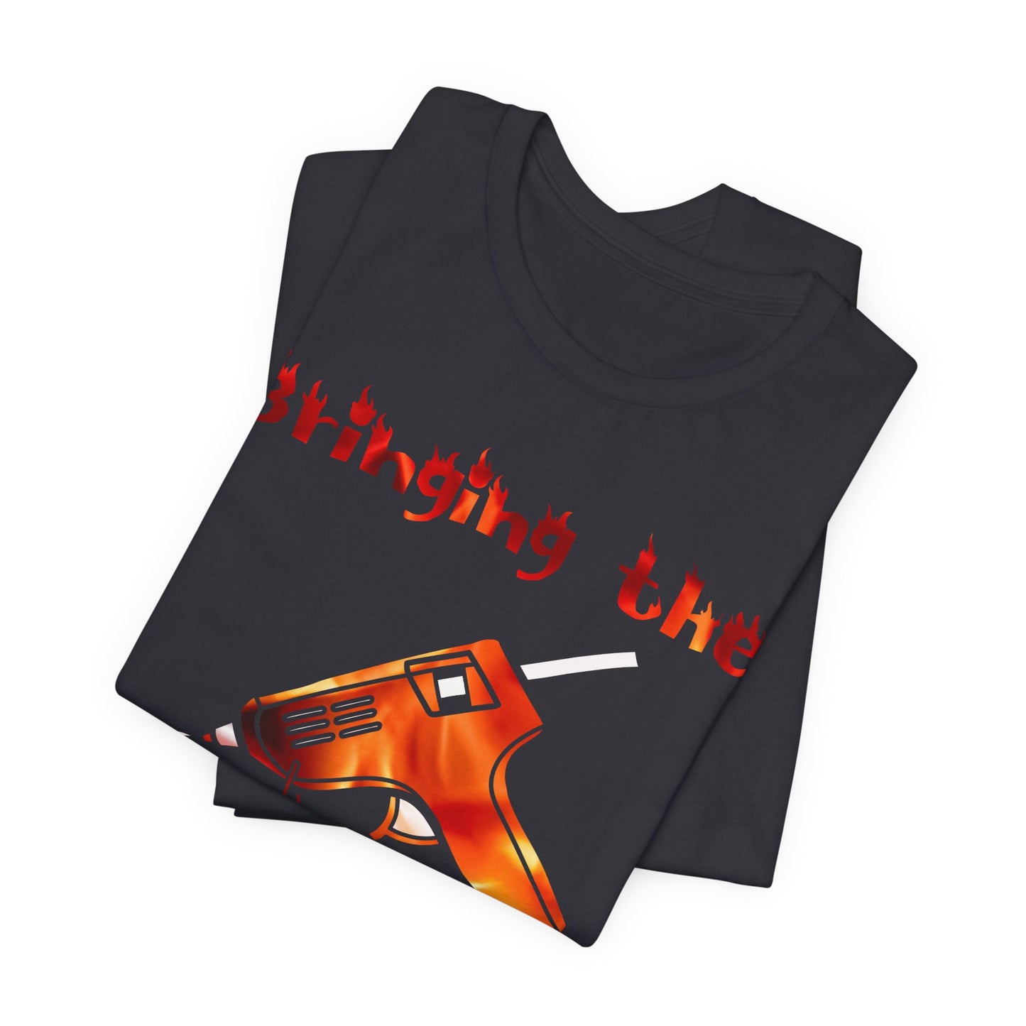Crafting shirt, hot glue gun shirt, diy shirt,
