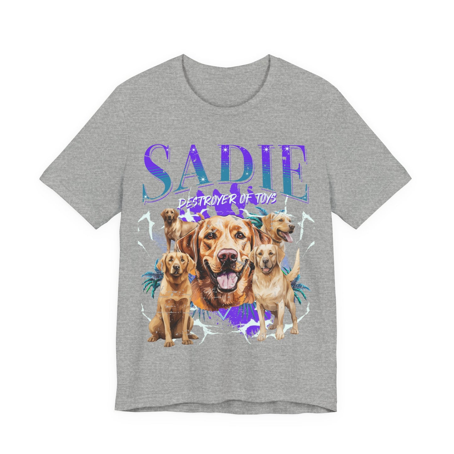 Custom Bootleg pet Tee, Lab tee - Vintage Graphic 90s Tshirt, Custom name Shirt, Custom your own name and saying,Gift for him or her,