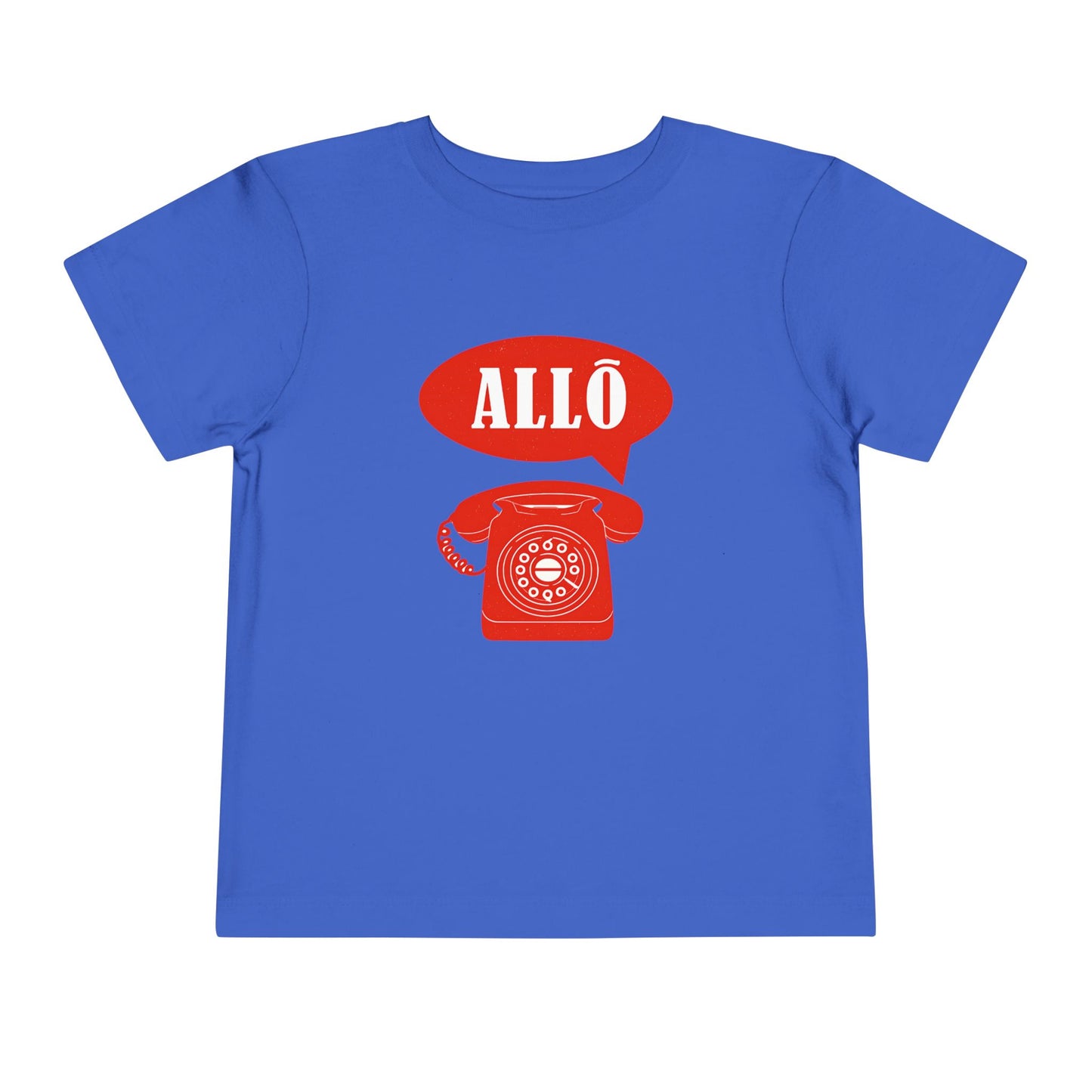 Cute Toddler Short Sleeve Tee- Retro Telephone