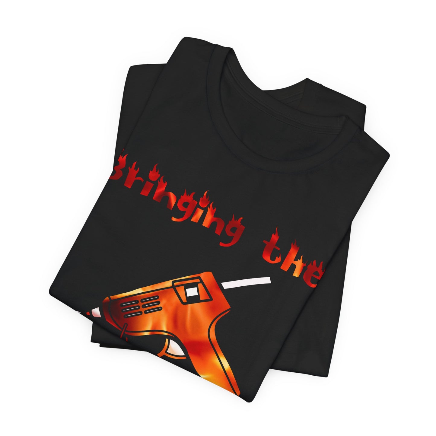 Crafting shirt, hot glue gun shirt, diy shirt,