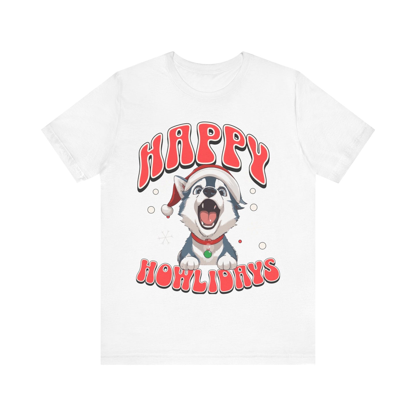 Christmas dog t-shirt | Funny Shirt |  Funny dog christmas | Graphic T-Shirt | Gift for Her | Christmas T-shirt | Dog Mom| Howling Dog Tee