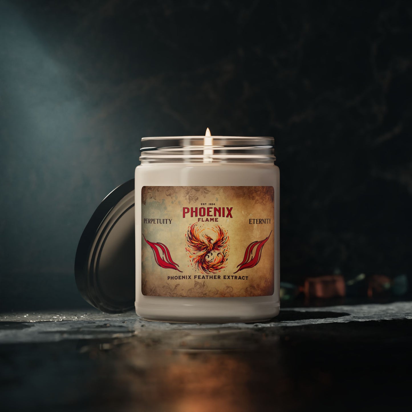 Phoenix Flame Soy Candle, 9oz