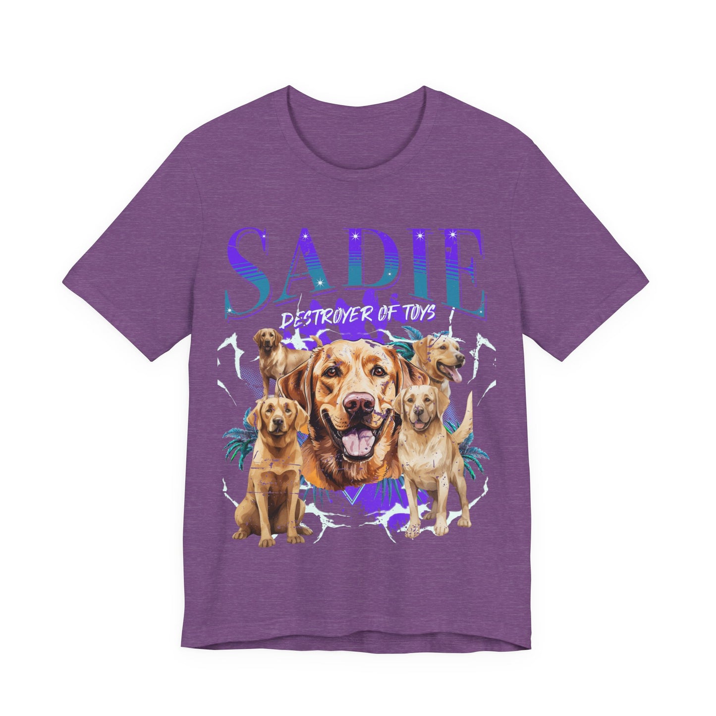 Custom Bootleg pet Tee, Lab tee - Vintage Graphic 90s Tshirt, Custom name Shirt, Custom your own name and saying,Gift for him or her,
