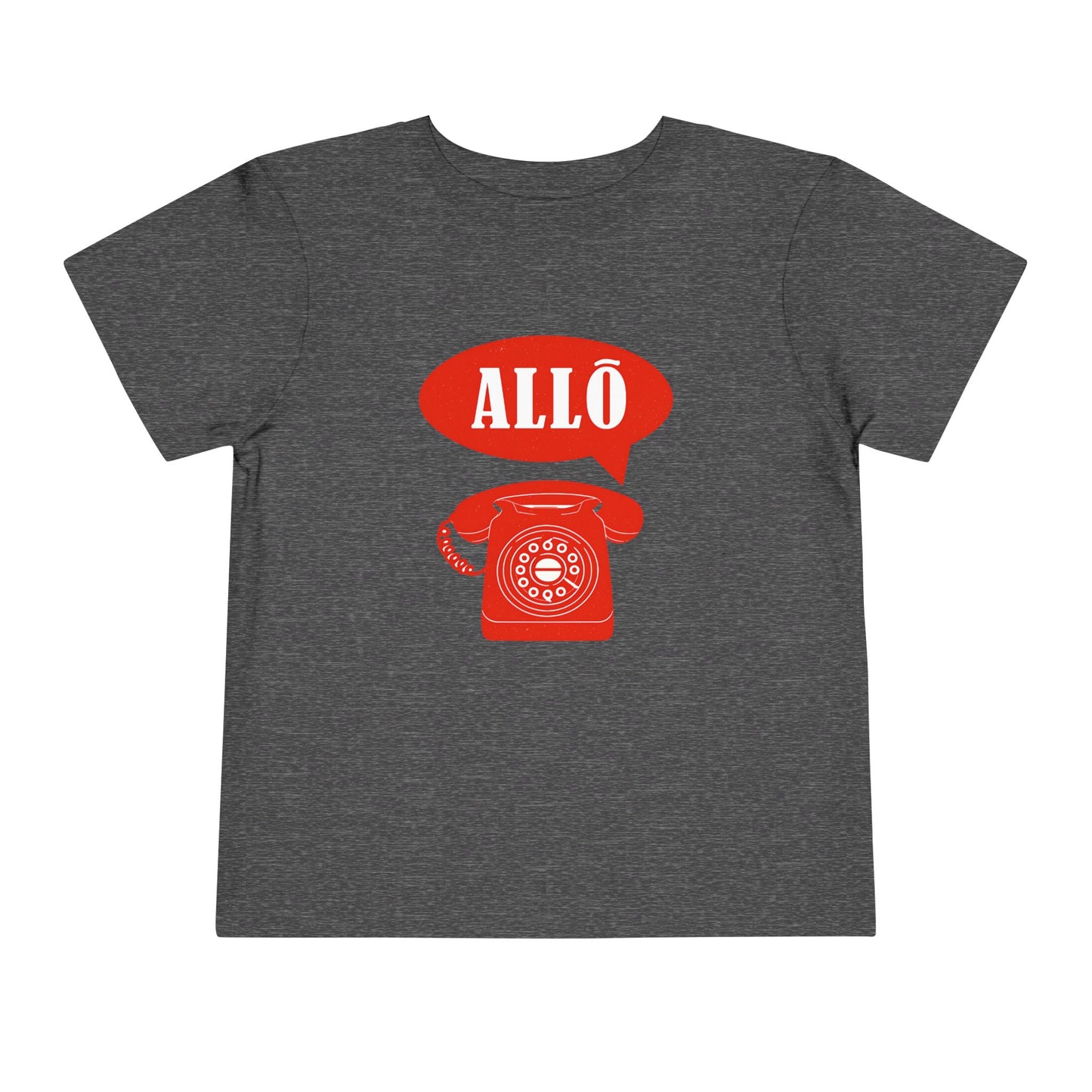 Cute Toddler Short Sleeve Tee- Retro Telephone
