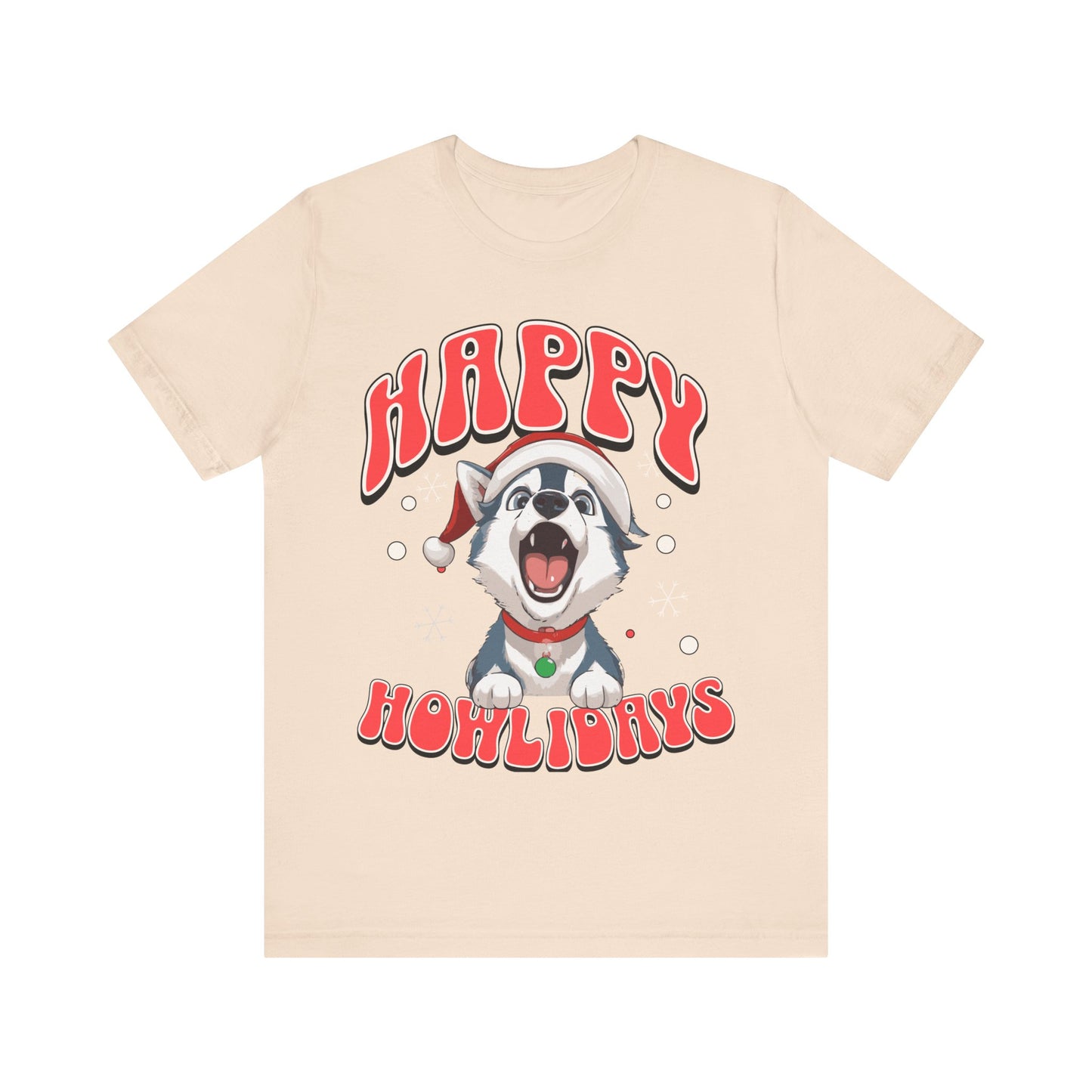 Christmas dog t-shirt | Funny Shirt |  Funny dog christmas | Graphic T-Shirt | Gift for Her | Christmas T-shirt | Dog Mom| Howling Dog Tee