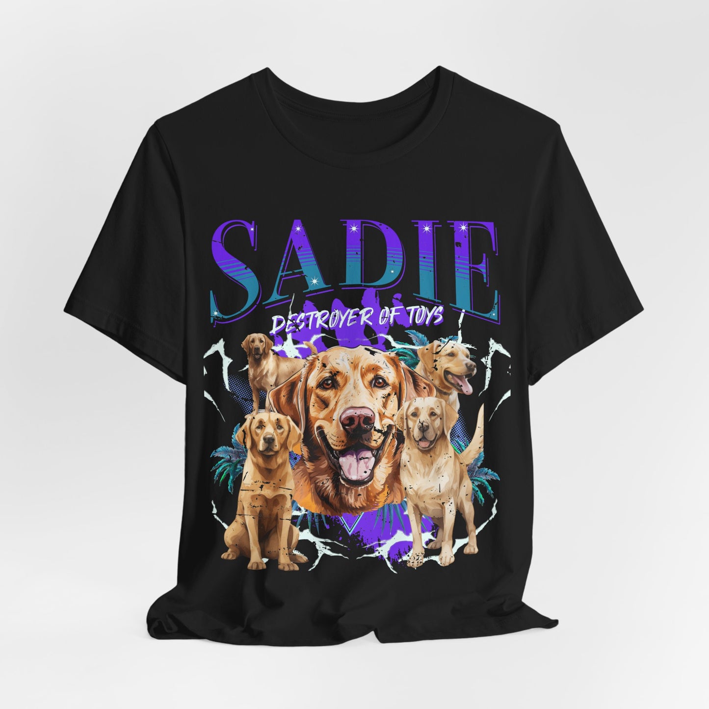 Custom Bootleg pet Tee, Lab tee - Vintage Graphic 90s Tshirt, Custom name Shirt, Custom your own name and saying,Gift for him or her,