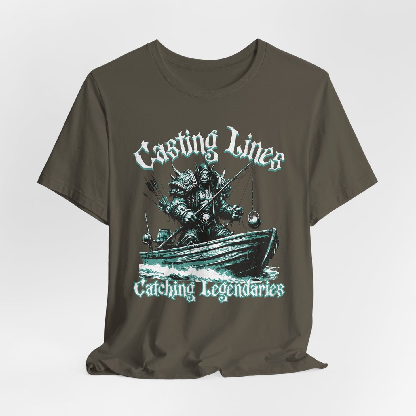 Casting lines, catching legendaries, fishing shirt, gaming shirt, gift for a fisherman, gift for her, gift for her, meme shirt, fisher gifts