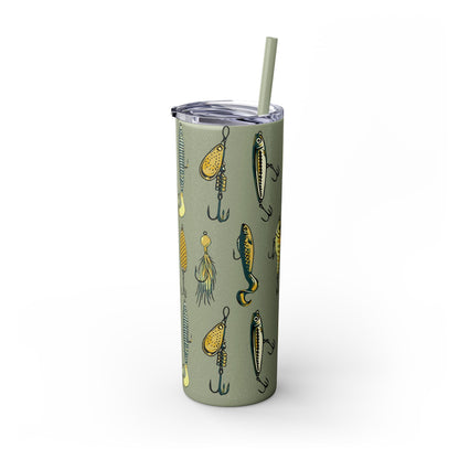 Fishing Lure Skinny 20oz Tumbler