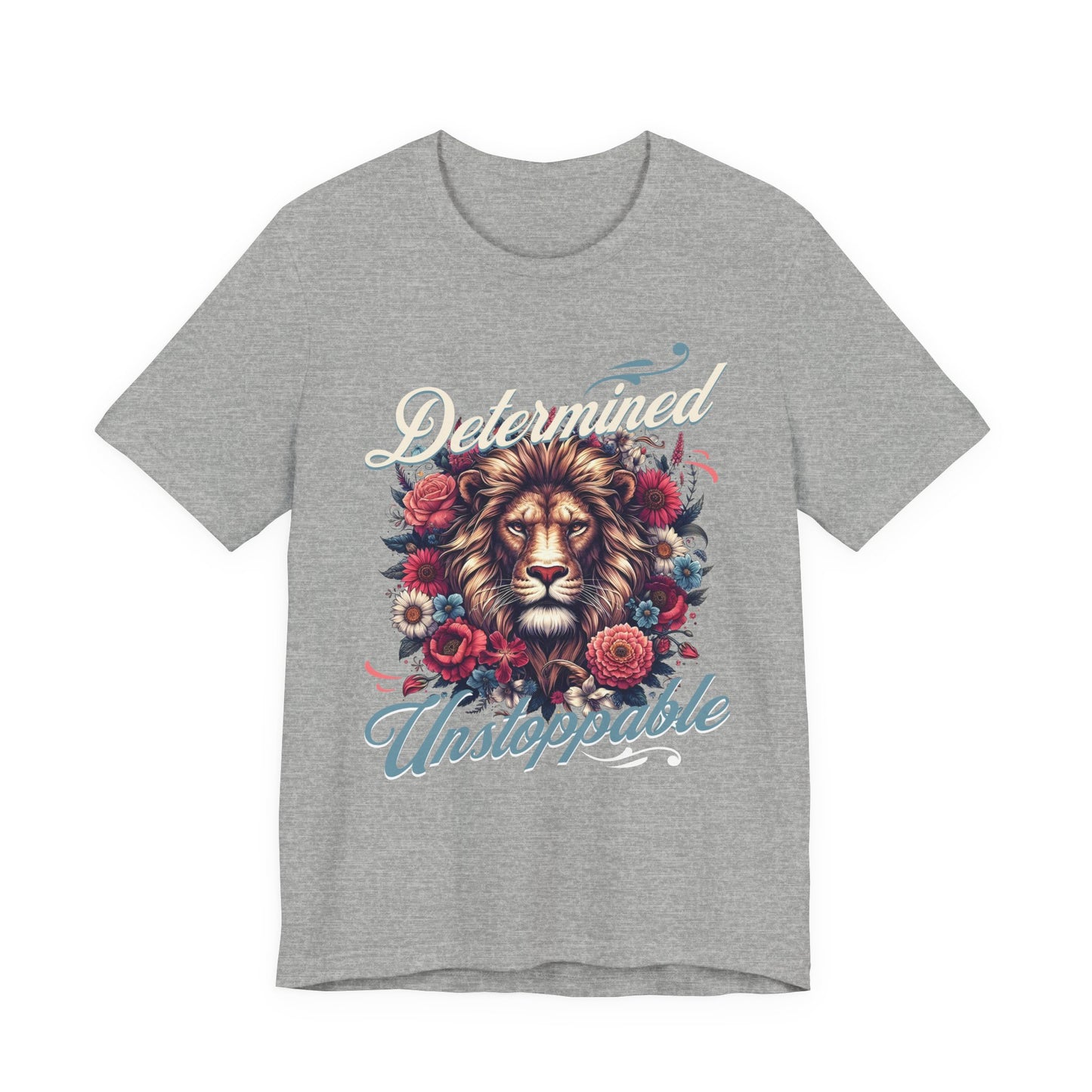 Determined&unstoppable tee, gifts for her, graphic tee, motivational tshirt, great day tee, postive shirt, try me, try it,