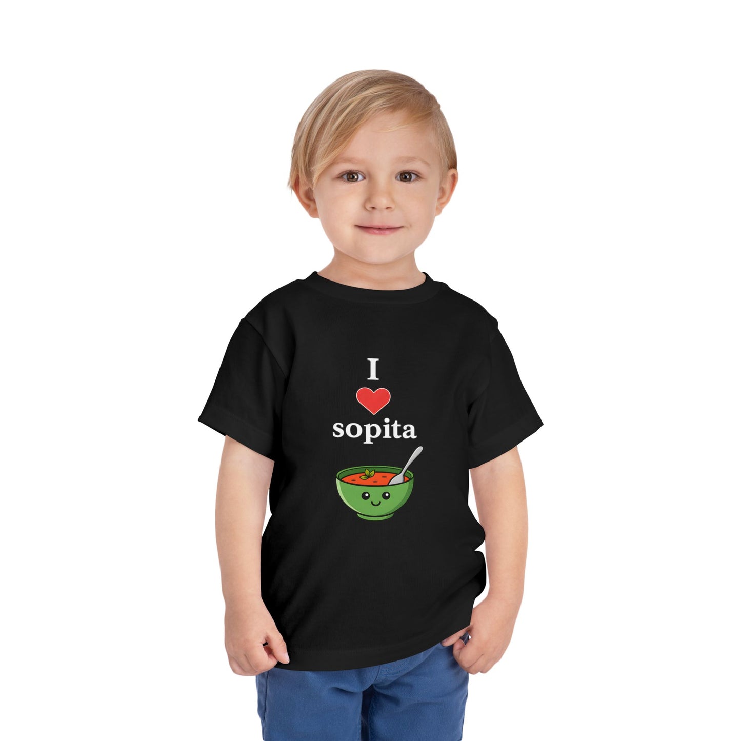 Cute Toddler Short Sleeve Tee with 'GUAU GUAU' Dog Design,