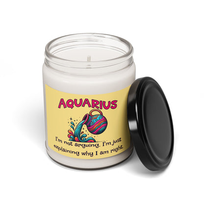 Sassy Aquarius Soy Candle, 9oz - VICIOUSLY CRUNK MERCH