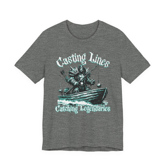 Casting lines, catching legendaries, fishing shirt, gaming shirt, gift for a fisherman, gift for her, gift for her, meme shirt, fisher gifts