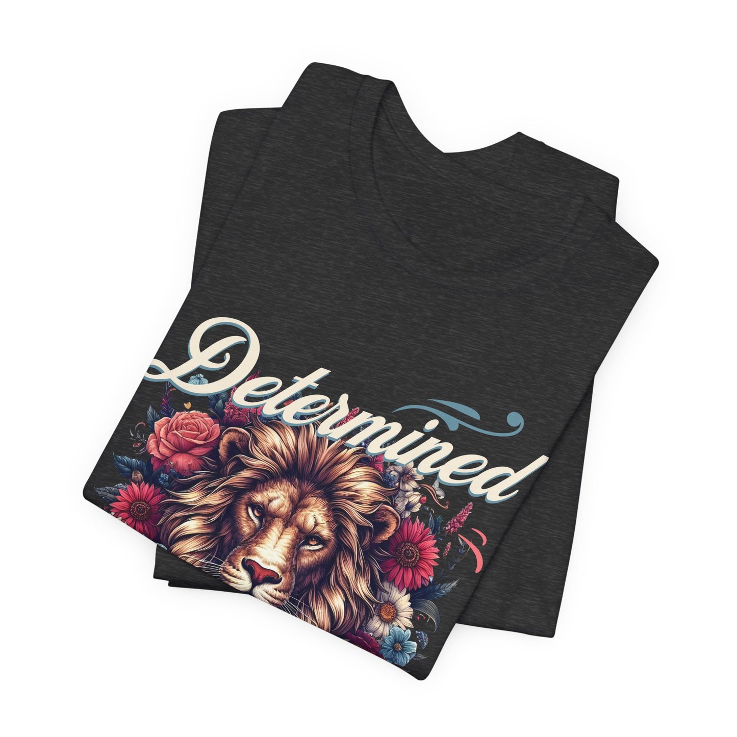 Determined&unstoppable tee, gifts for her, graphic tee, motivational tshirt, great day tee, postive shirt, try me, try it,