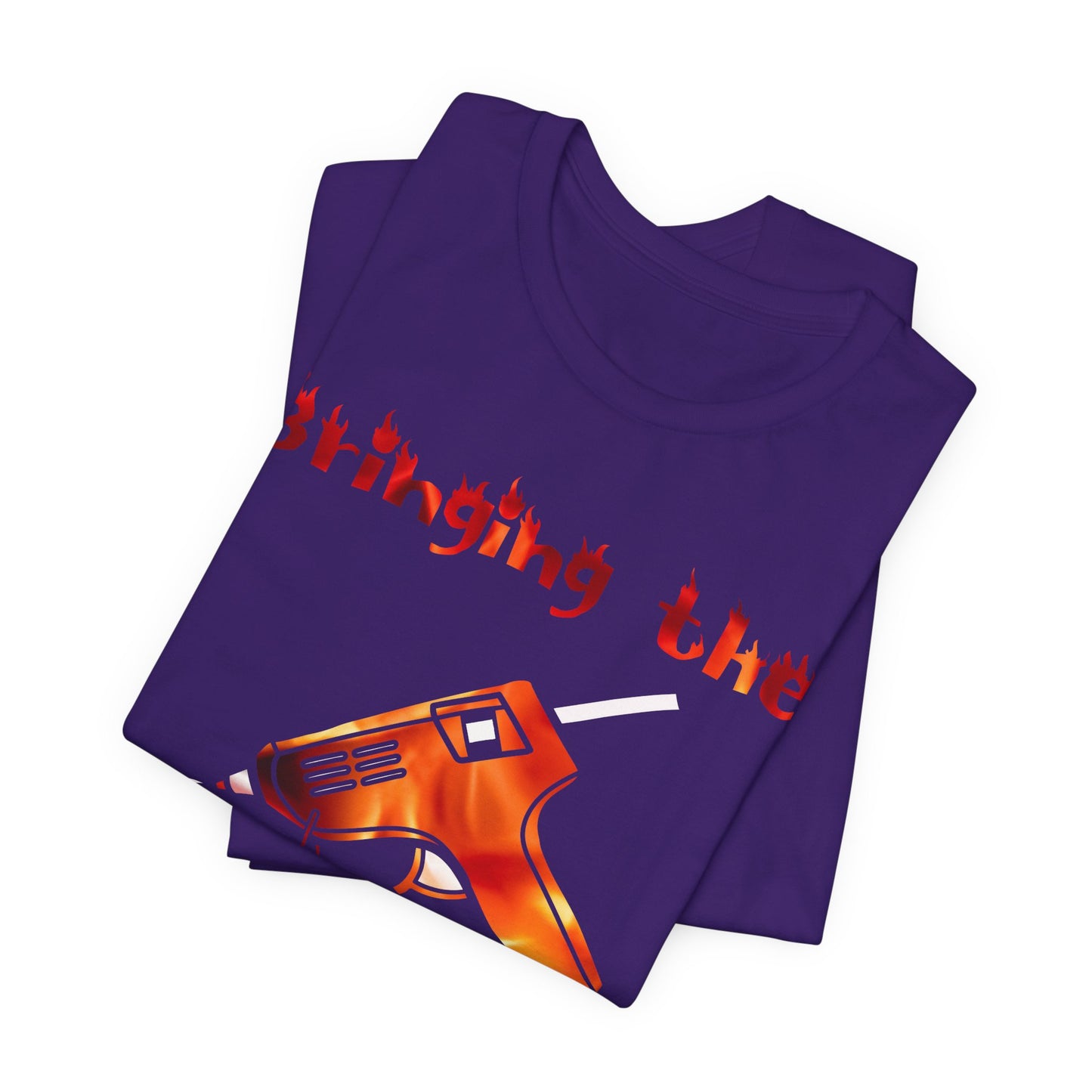 Crafting shirt, hot glue gun shirt, diy shirt,