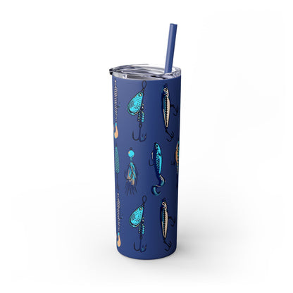 Fishing Lure Skinny 20oz Tumbler