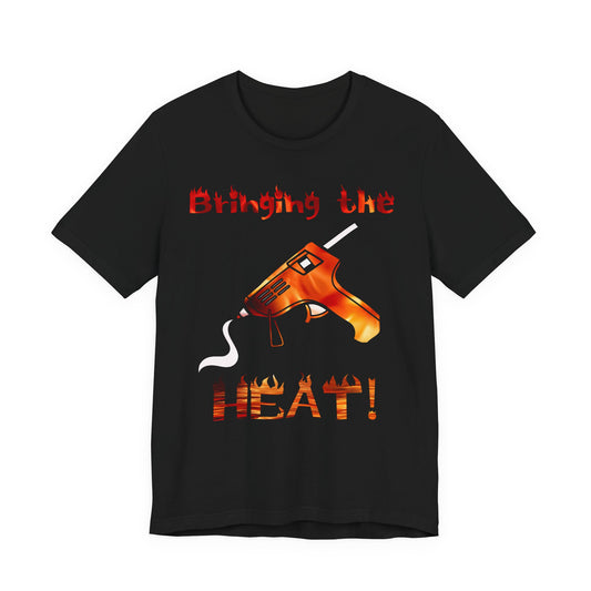 Crafting shirt, hot glue gun shirt, diy shirt,
