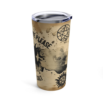 Please pass the salt Supernatural tumbler 20oz