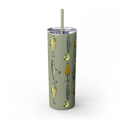 Fishing Lure Skinny 20oz Tumbler