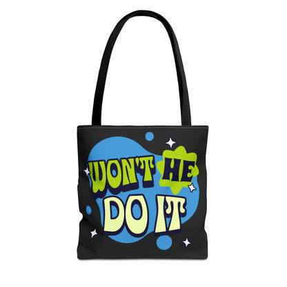 Tote Bag - 'Won't He Do it Yes He will' Inspirational Quote Gift for Faithful