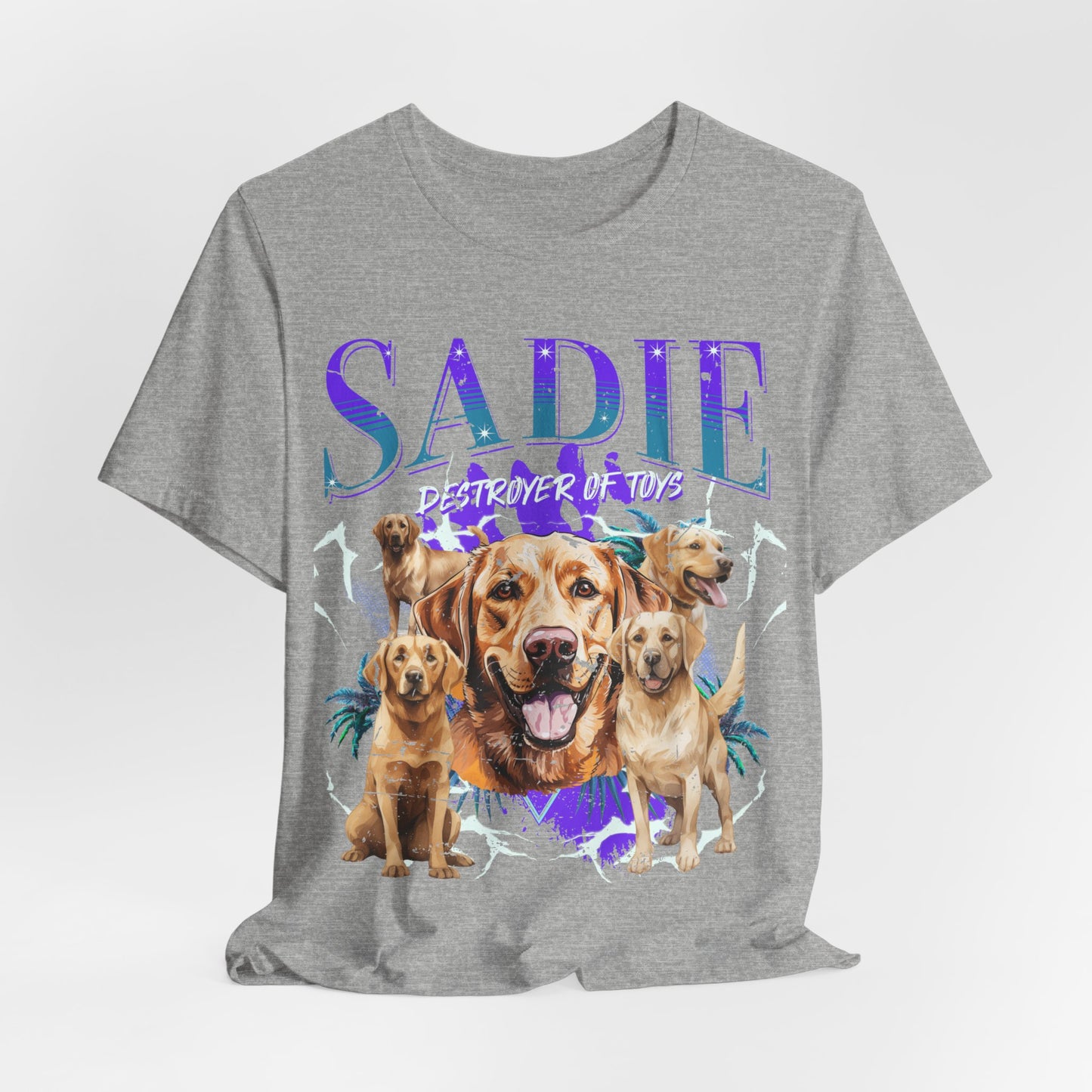 Custom Bootleg pet Tee, Lab tee - Vintage Graphic 90s Tshirt, Custom name Shirt, Custom your own name and saying,Gift for him or her,