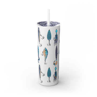Fishing Lure Skinny 20oz Tumbler