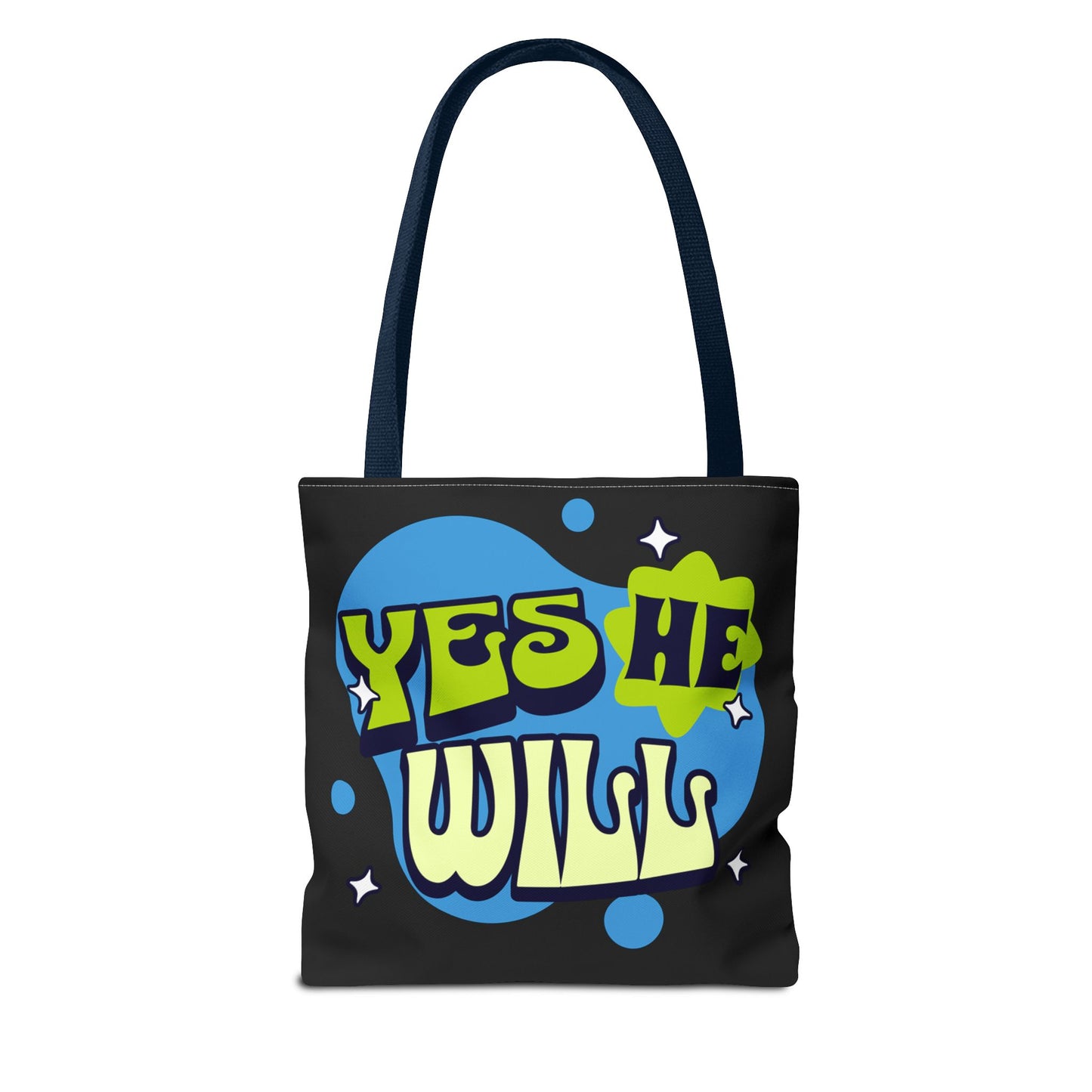 Tote Bag - 'Won't He Do it Yes He will' Inspirational Quote Gift for Faithful