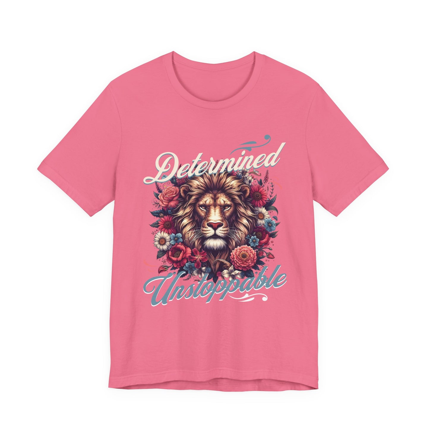 Determined&unstoppable tee, gifts for her, graphic tee, motivational tshirt, great day tee, postive shirt, try me, try it,