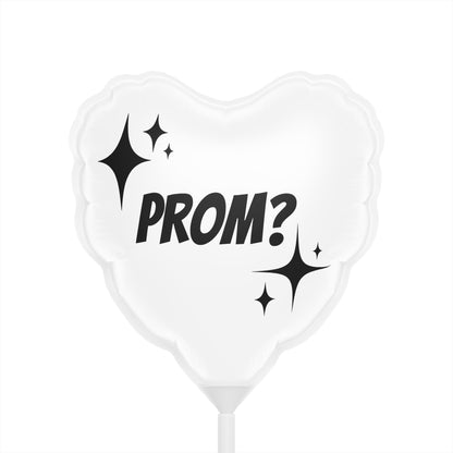 Prom? Balloon (Round and Heart-shaped), 6"