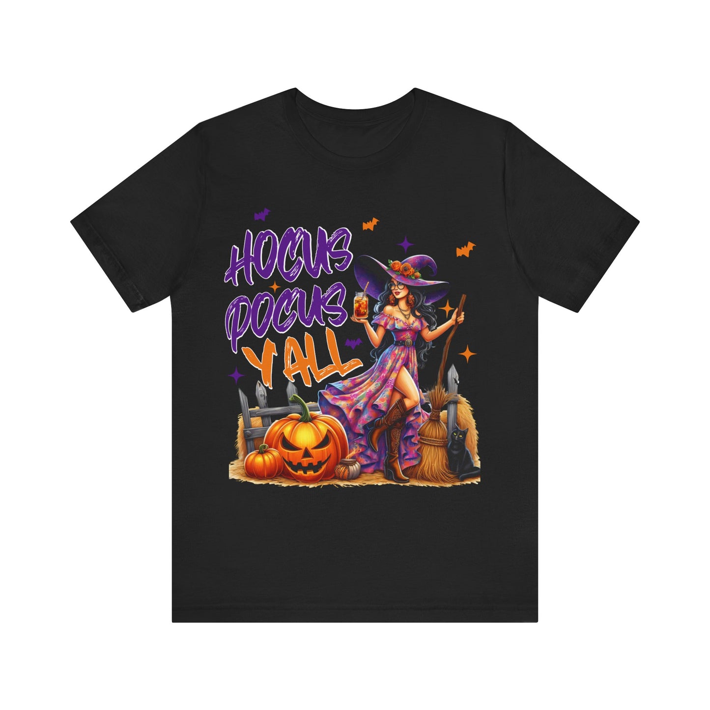 Southern halloween Shirt-Hocus pocus ya'll