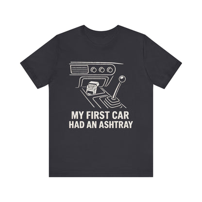 Classic Car Nostalgia Tee, My First Car Had an Ashtray Shirt, Unisex T-Shirt, Vintage Car Lovers Gift, Automotive Humor Apparel, Retro [...]