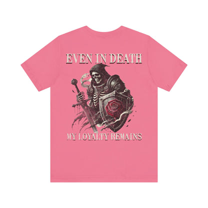 Skeleton Rose  Tee-Even in death, my loyalty remains