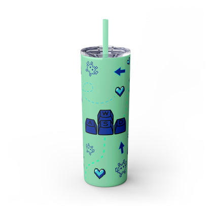 Gaming Tumbler - I Like the Way You Move, 20oz Skinny Tumbler with Straw