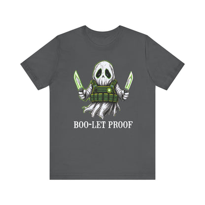 Spooky Ghost Tee, Halloween Shirt- Boo-let Proof Shirt